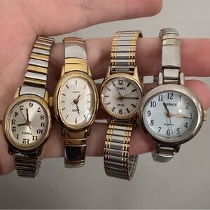 Dainty two tone watch bundle